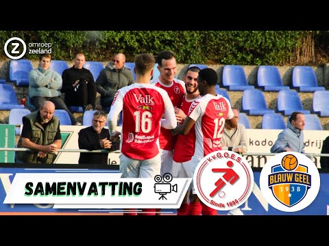 🦁 Guus de Leeuw schiet GOES naar fraaie zege op mat Blauw Geel'38 | Samenvatting GOES-Blauw Geel'38🎥