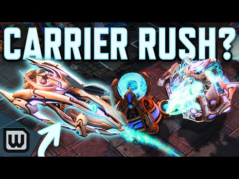StarCraft 2: Can CARRIER RUSH Be Blind Countered? Zest vs Solar - Best of 5