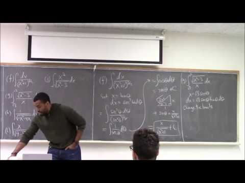 Math 212 RS2 Lecture 4 - Intro to Partial Fractions; More Trig Sub, and when NOT to use Trig Sub!