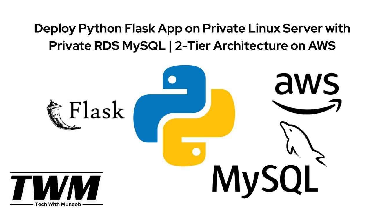 Deploy Python Flask App on Private Linux Server with Private RDS MySQL | 2-Tier Architecture on AWS