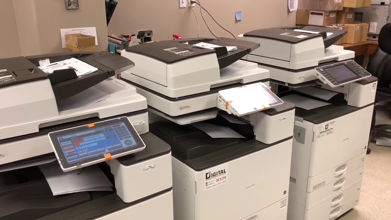 Ricoh Document Feeder Test C4504ex