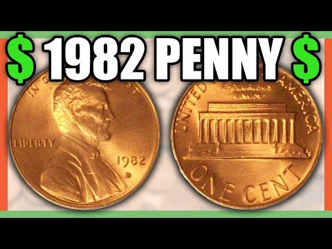 1982 COPPER PENNY VS 1982 ZINC PENNY - RARE PENNIES WORTH MONEY