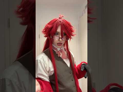 necessary Grell audio! #grell #blackbutler #cosplay #grellsutcliff