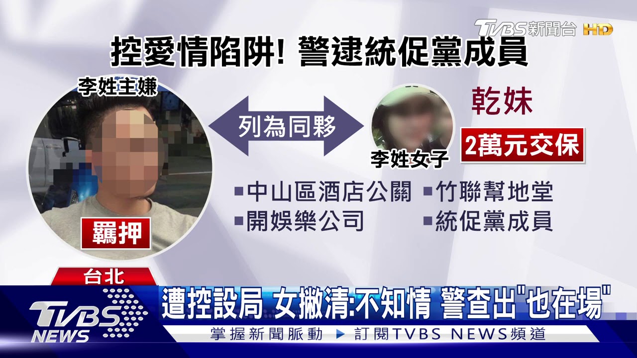 男遇愛情陷阱慘打傷! 警追出統促黨成員