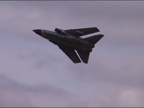RAF TORNADO GR1 fast jet bomber - rare aerobatic display