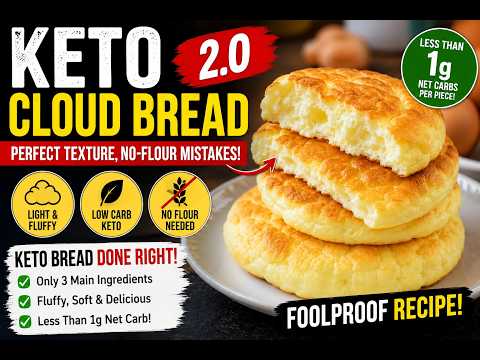 Keto Cloud Bread 2.0: The Secret to Perfect Fluffy Texture Every Time (No Flour, No Fail!)
