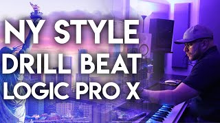INSANE! NY Style Drill Type Beat from Scratch in Logic Pro X 10.6