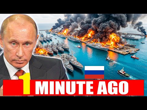Ukraine Hammered Russia’s $20B Novorossiysk Port for Hours — Then 150kg Bombs Finished the Job