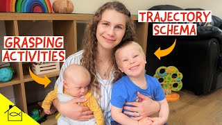 MONTESSORI INSPIRED PLAYSPACE for a 3 Month Old Baby & Toddler