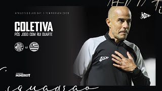 COLETIVA PÓS-JOGO COM RUI DUARTE | POUSO ALEGRE X ATHLETIC