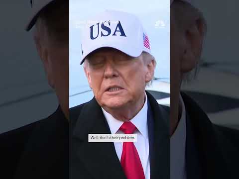 President Trump responds to Greenland's prime minister saying they would prefer Denmark over the US