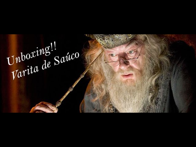 Vídeo relacionado con WDKXCN Varita Dumbledore, 35CM Varita de Saúco de Acero y Resina, Mágica Dumbledore Varitas, Saúco en Caja de Regalo con Tarjeta de Hechizo, Collar y Ticket de Estación