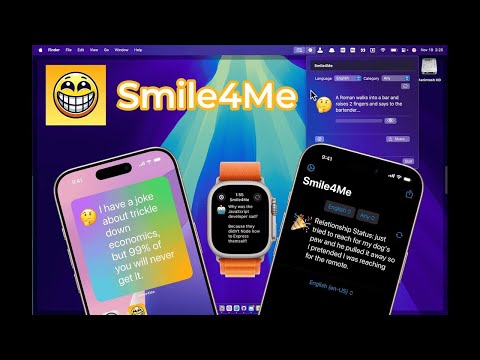 Smile4Me - Mac Menubar, iPhone, Widget and WatchKit Course thumbnail