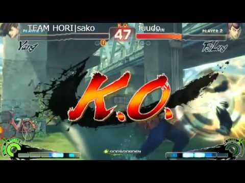 SSF4 AE GODSGARDEN [Yang] Sako  vs Fuudo [Feilong]