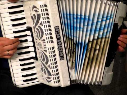 Akkordeon Fröhlich Händel / Weltmeister Achat 72 Video Klangprobe