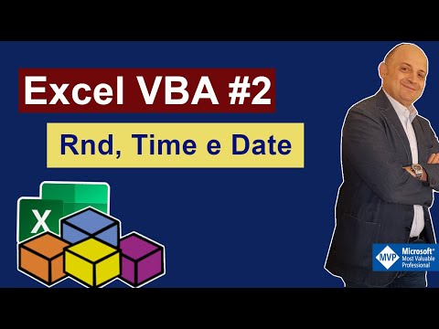 Excel VBA #2 Funzioni Rnd, Time e Date , senza le solite formule di Excel, scriviamo una macro