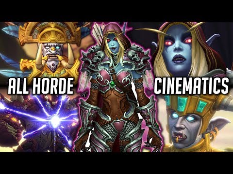 All Horde Cinematics & Cutscenes in Chronological Order - Battle for Azeroth (WOW BFA)