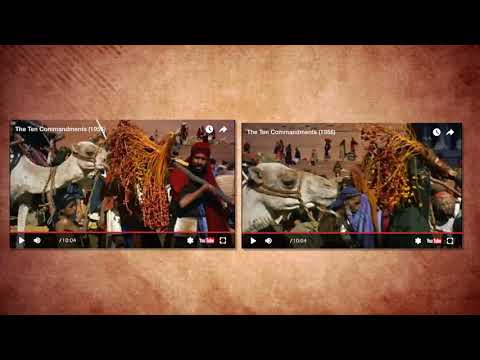 Movie mistakes: The Ten Commandments (1956)