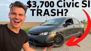 Buying Another JUNK 8th Gen Honda Civic SI to Completely Transform [] Clapped Civic Gets a New Life