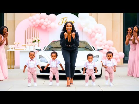 He Invited His “Childless” Ex-Wife To His Baby Shower To Humiliate Her, She Arrived With Quadruplets