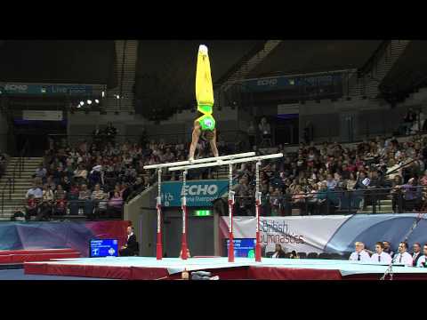 Reiss Beckford - Parallel Bars - 2015 British Gymnastics Championships - Men's Masters