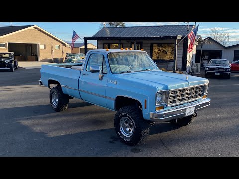 Test Drive 1977 K-10 4x4 LWB SOLD $12,900 Maple Motors #1457