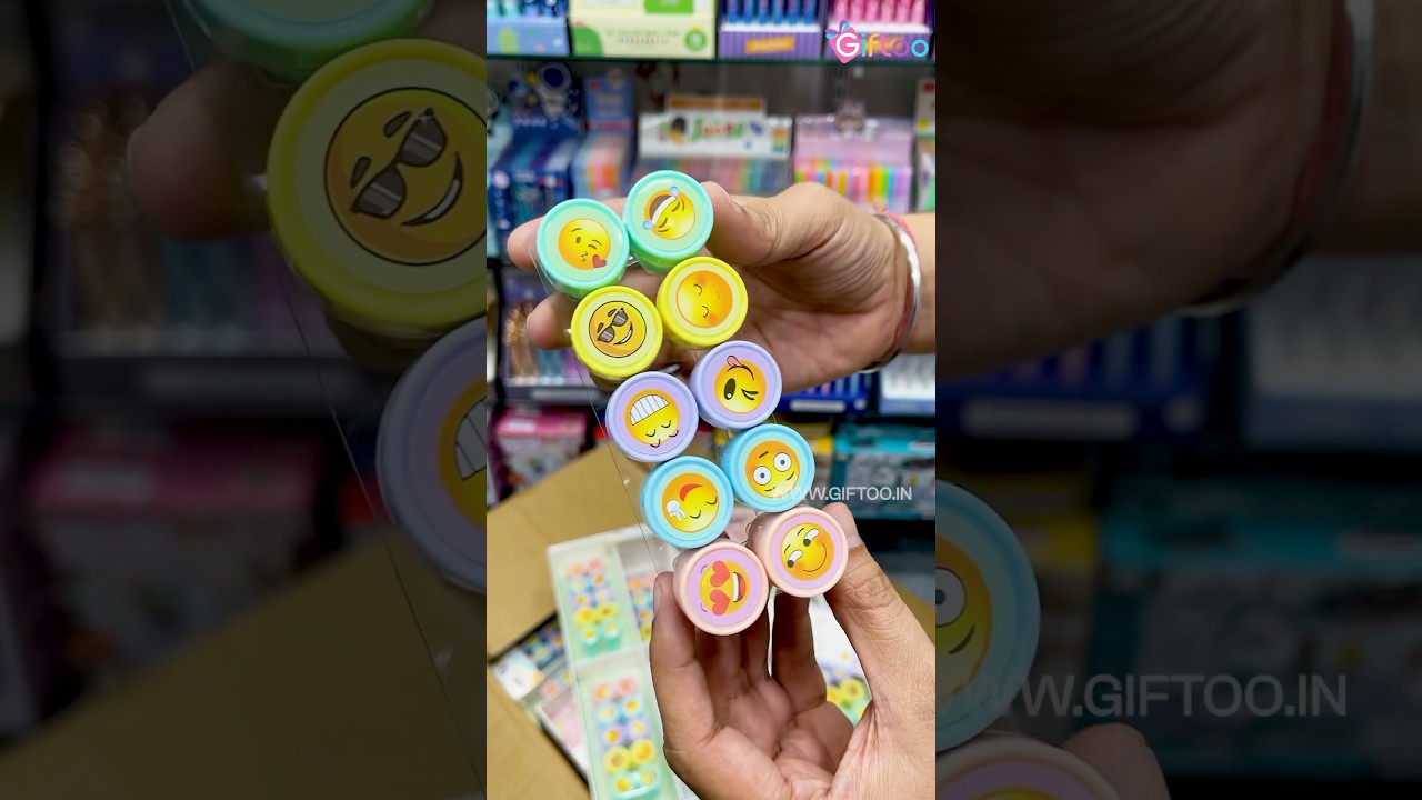 Cartoon Smiley Emoji Stampers (10 Pcs) 😀 #smile #stamps #school