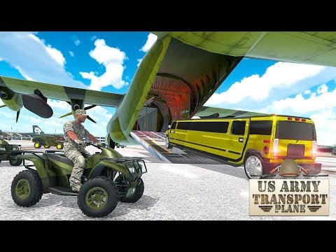US Army ATV Quad Bike & Limo Car Plane Transporter (by Brilliant Gamez) Android Gameplay [HD]