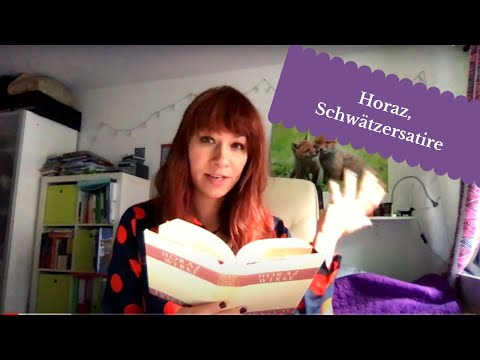 Horatius Satura 1,9 (Ibam forte via sacra), Schwätzersatire, Hexameter, Latin reading