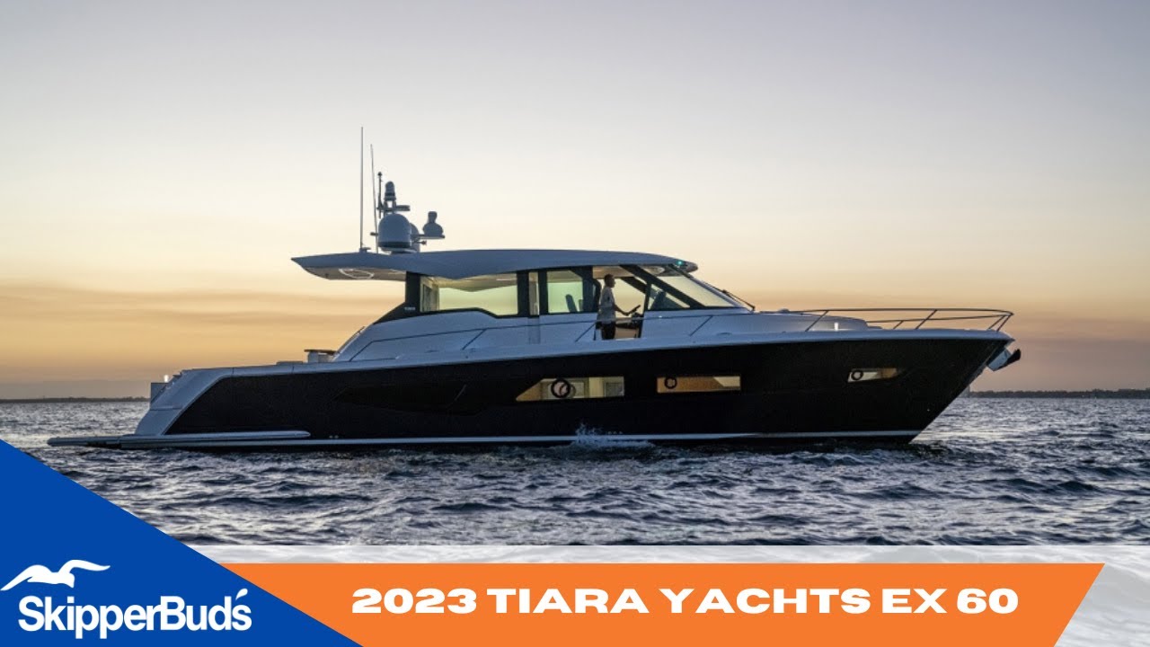 Walkthrough and First Look at the NEW 2023 Tiara Yachts EX 60