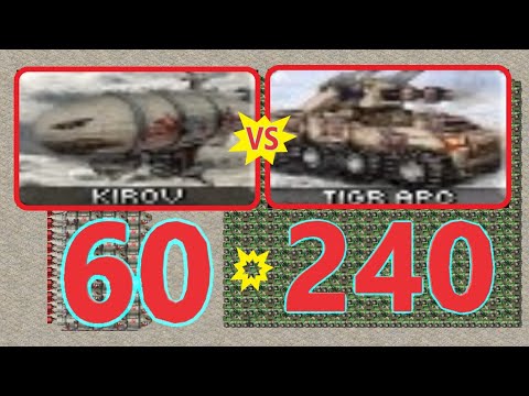 Kirov vs Tigr Apc - Same Cost - Red Alert 2