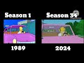 The Simpsons Season 1 1989 Vs Season 34 2024