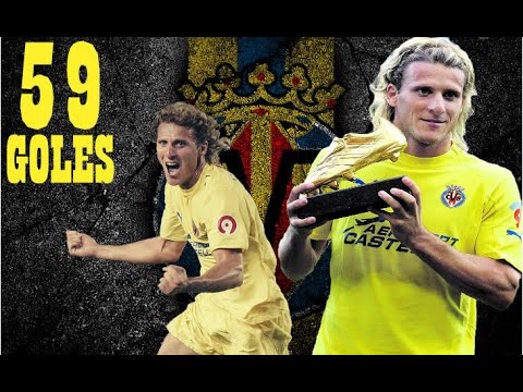 🇺🇾DIEGO FORLÁN,TODOS SUS GOLES⚽ OFICIALES CON EL VILLARREAL(04-07)