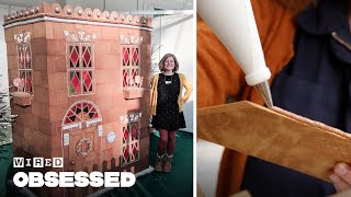 How This Woman Makes Epic Gingerbread Houses | Obsessed | WIRED