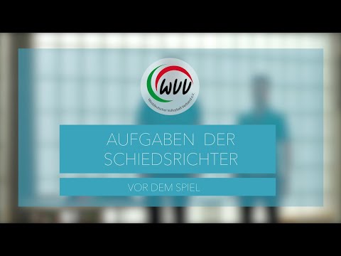Aufgaben der Schiedsrichter vor dem Spiel