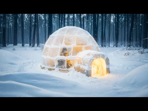 Dugout Shelter Under 10ft (3m) of Snow - Solo Camping in Survival Shelter Du77M views · 2 years ago