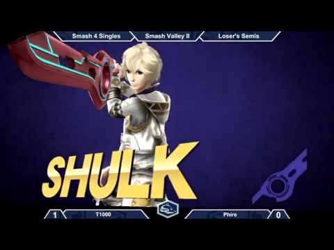 Smash Valley II Wii U Singles Loser's Semis - Phire vs T1000