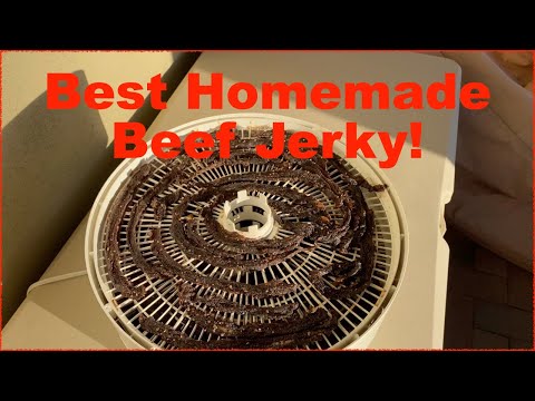 Homemade Beef Jerky (Alton Brown recipe)
