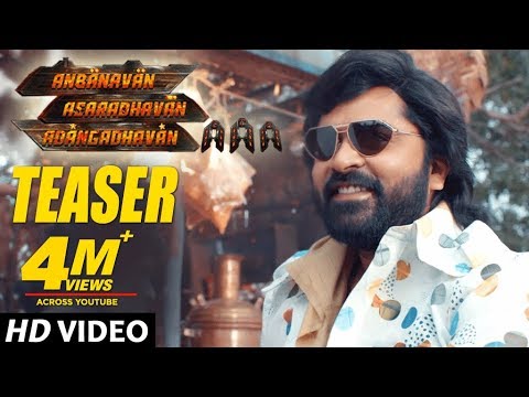 AAA Teaser | Madura Michael Character | STR, Shriya Saran, Yuvan Shankar Raja, Adhik ravichandran | Anbanavan Asaradhavan Adangadhavan