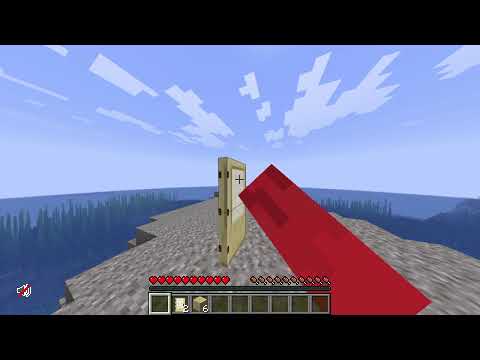 Minecraft, but I open a door 500 times.