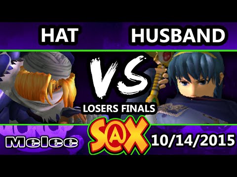 S@X 119 - Hat (Sheik) Vs. Husband (Marth, Sheik) SSBM Losers Finals - Smash Melee