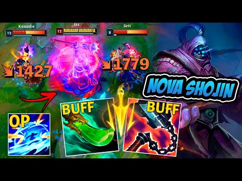 JAX TÁ MUITO OP COM A NOVA SHOJIN *stun infinito* - LEAGUE OF LEGENDS