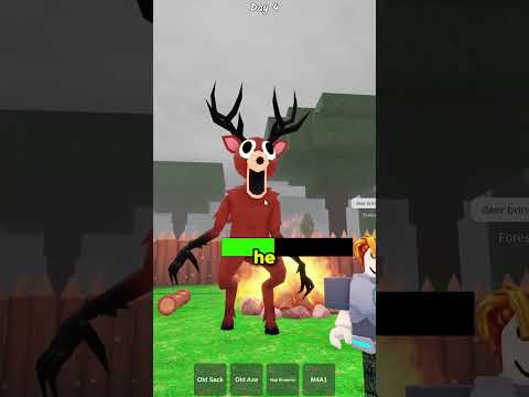 Tamed The Deer | 99 Nights In The Forest #roblox #99nightintheforest #robloxedit #robloxgames