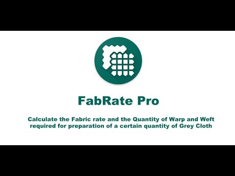 FabRate - Textile Calculator Video