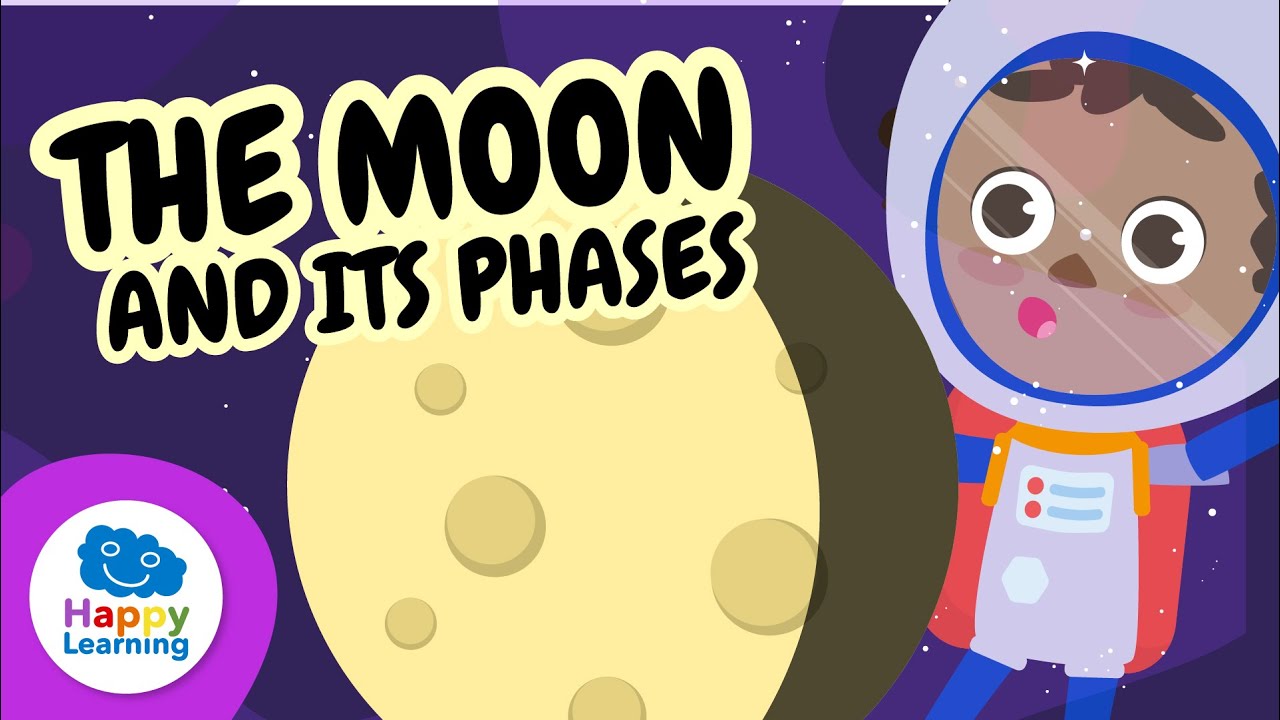 🌜 Discover the Moon, its Fases and Eclipses | Educational Videos @HappyLearningENG