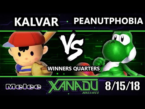 S@X 263 SSBM - Kalvar (Ness) Vs. Peanutphobia (Yoshi) - Smash Melee Winners Quarters