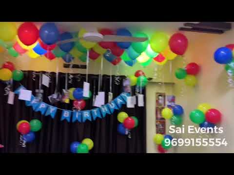 Birthday basic balloon decoration in mumbai