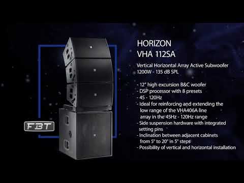 Демонстрация акустических систем FBT из серии VHA