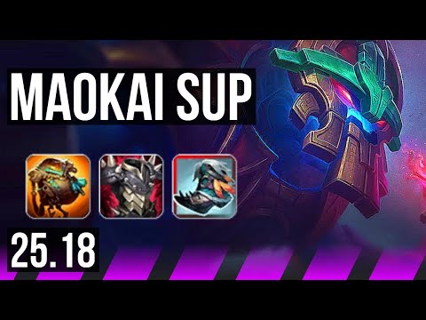 MAOKAI & Miss Fortune vs XERATH & Aphelios (SUP) | 10/2/17 | KR Master | 25.18