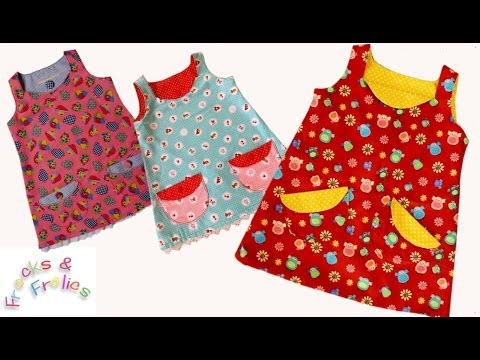 Kleid nähen | Hängerchen | Kittenkleid | Schürzenklein | Schnittmuster Megan | Frocks & Frolics